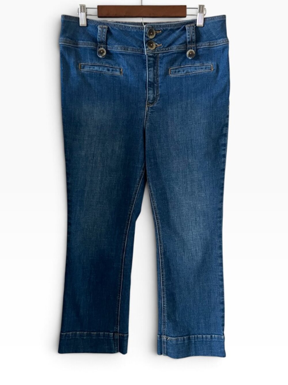 Pilcro High Waisted Crop Jeans Size 31